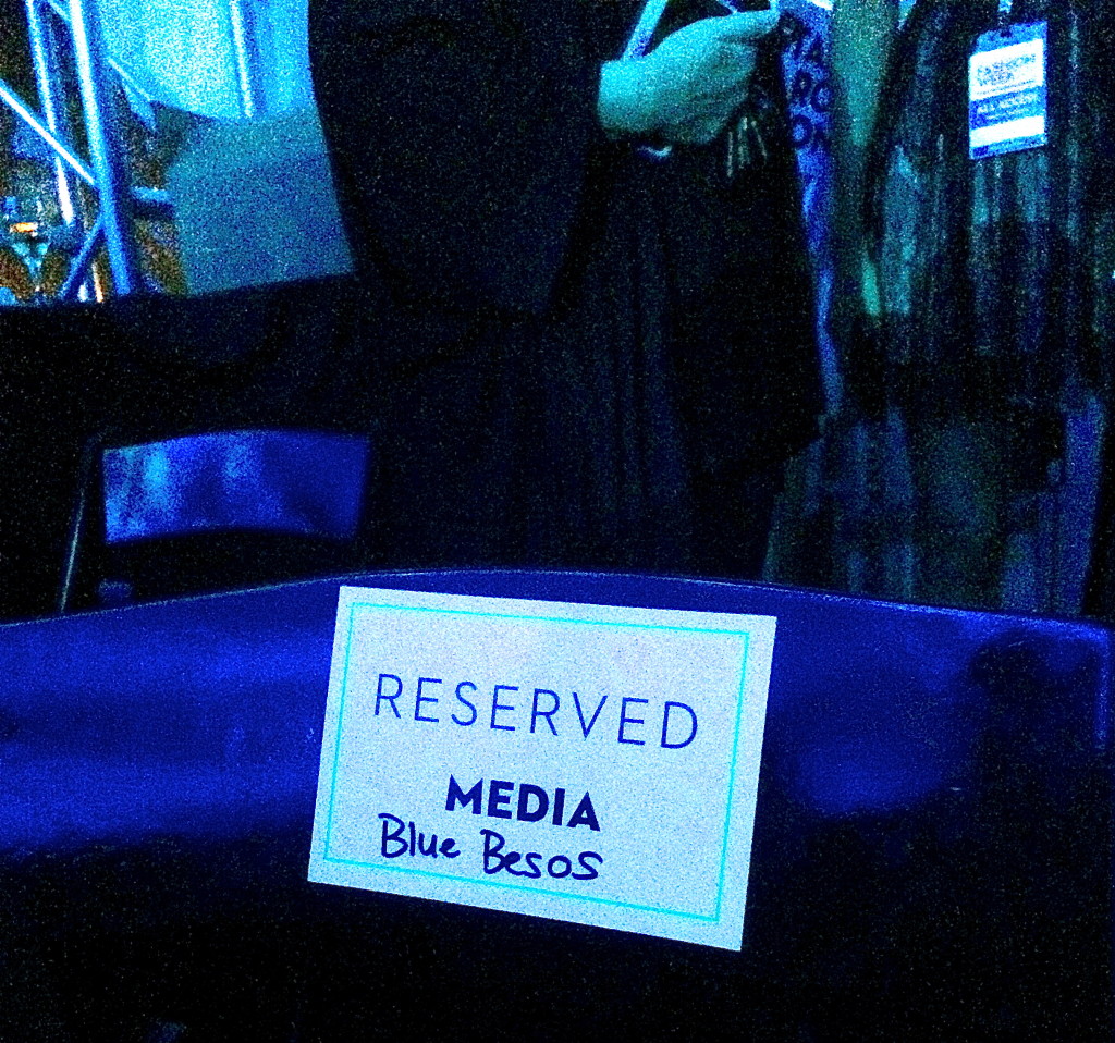 Blue Besos VIP seat