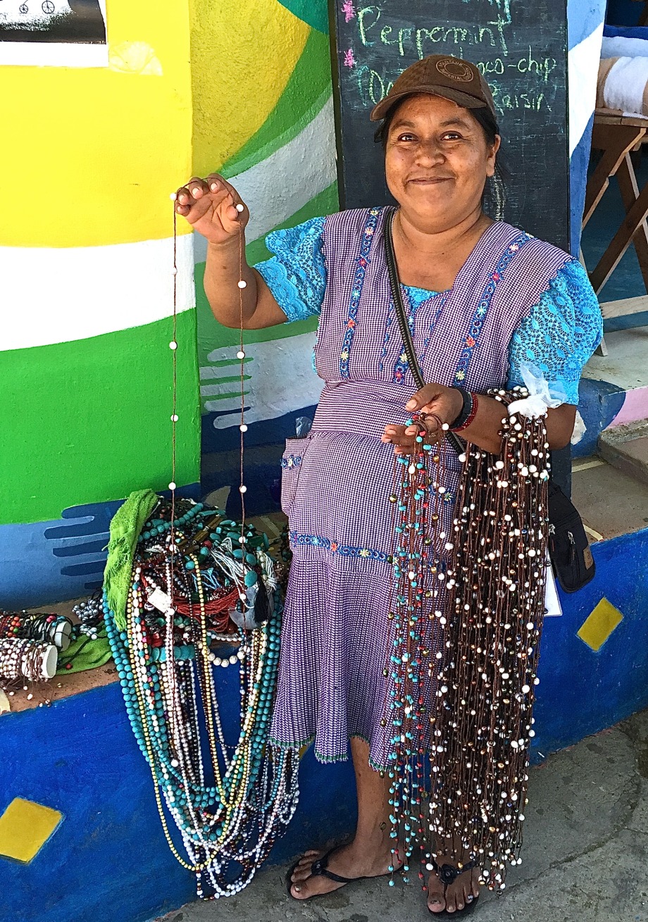 Indigenous jewelry vendor