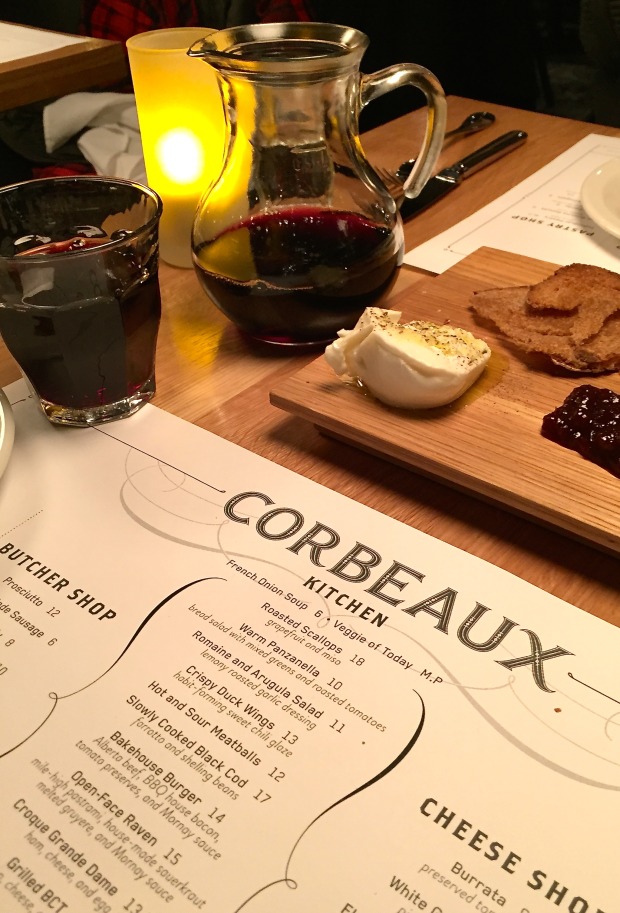Dinner at Corbeaux