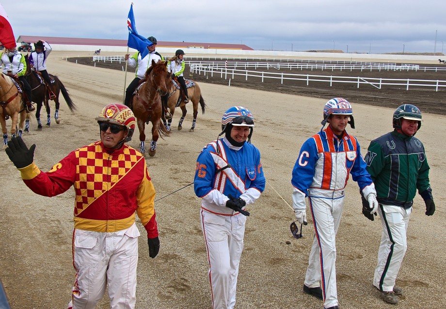 Drivers on Opening Day at Century Downs