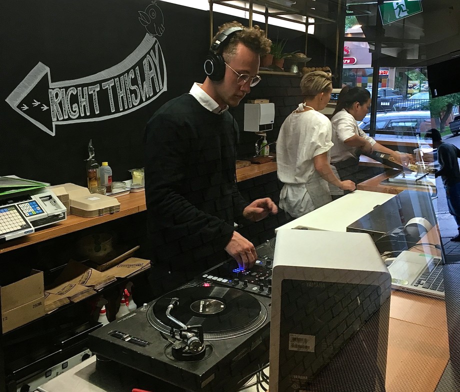 DJ at Una Takeaway
